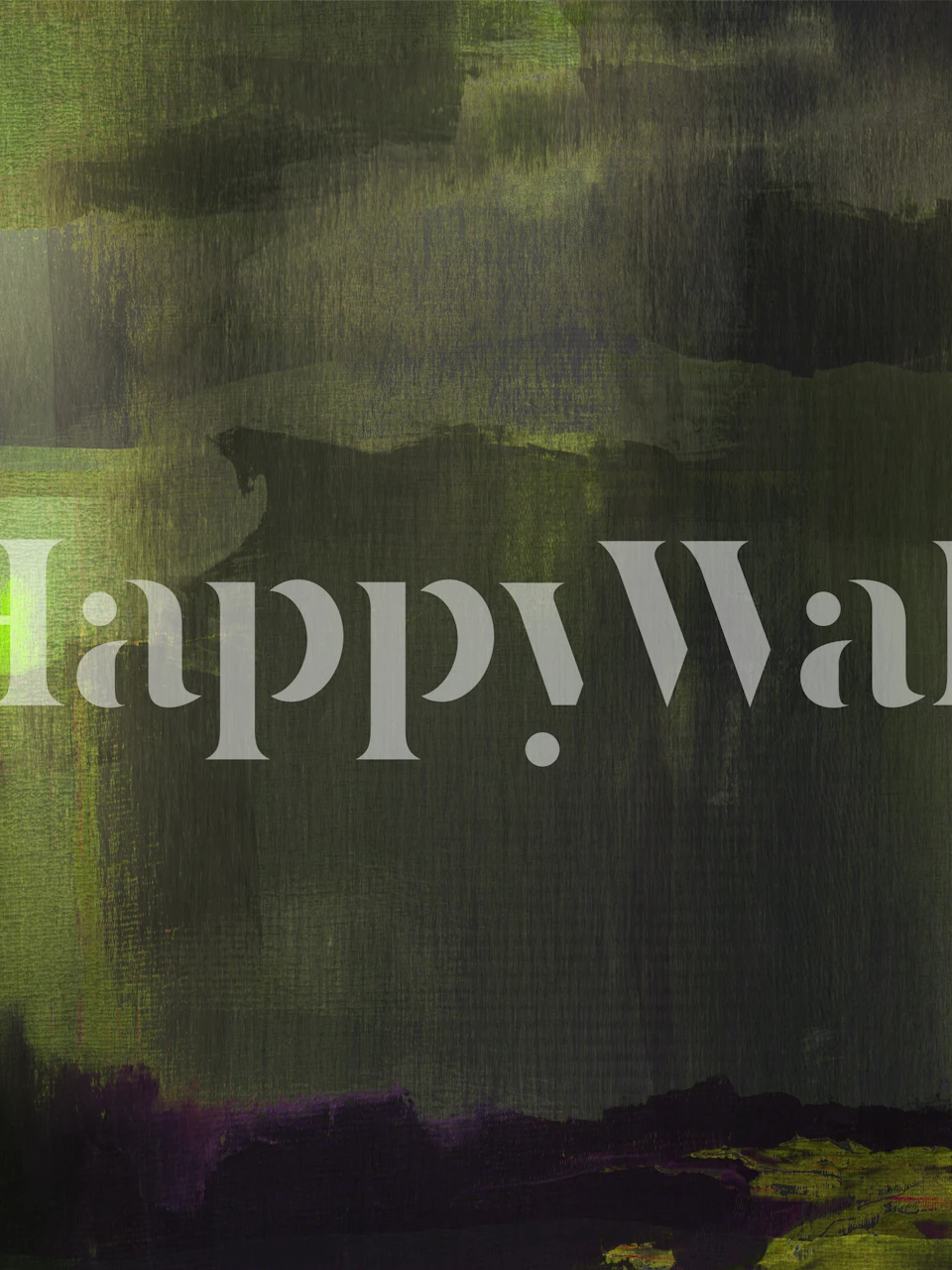 Rain wallpaper displayed in a room