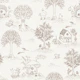 Sweet woodland nursery toile brown