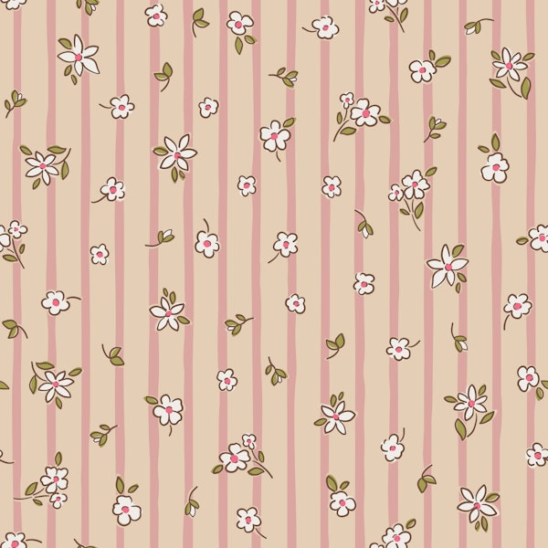 Striped blossom nostalgia macadamia pink