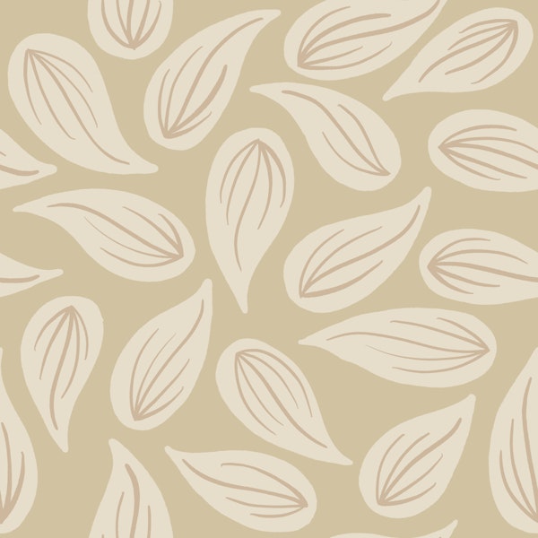 Wavy Leaf - Cream