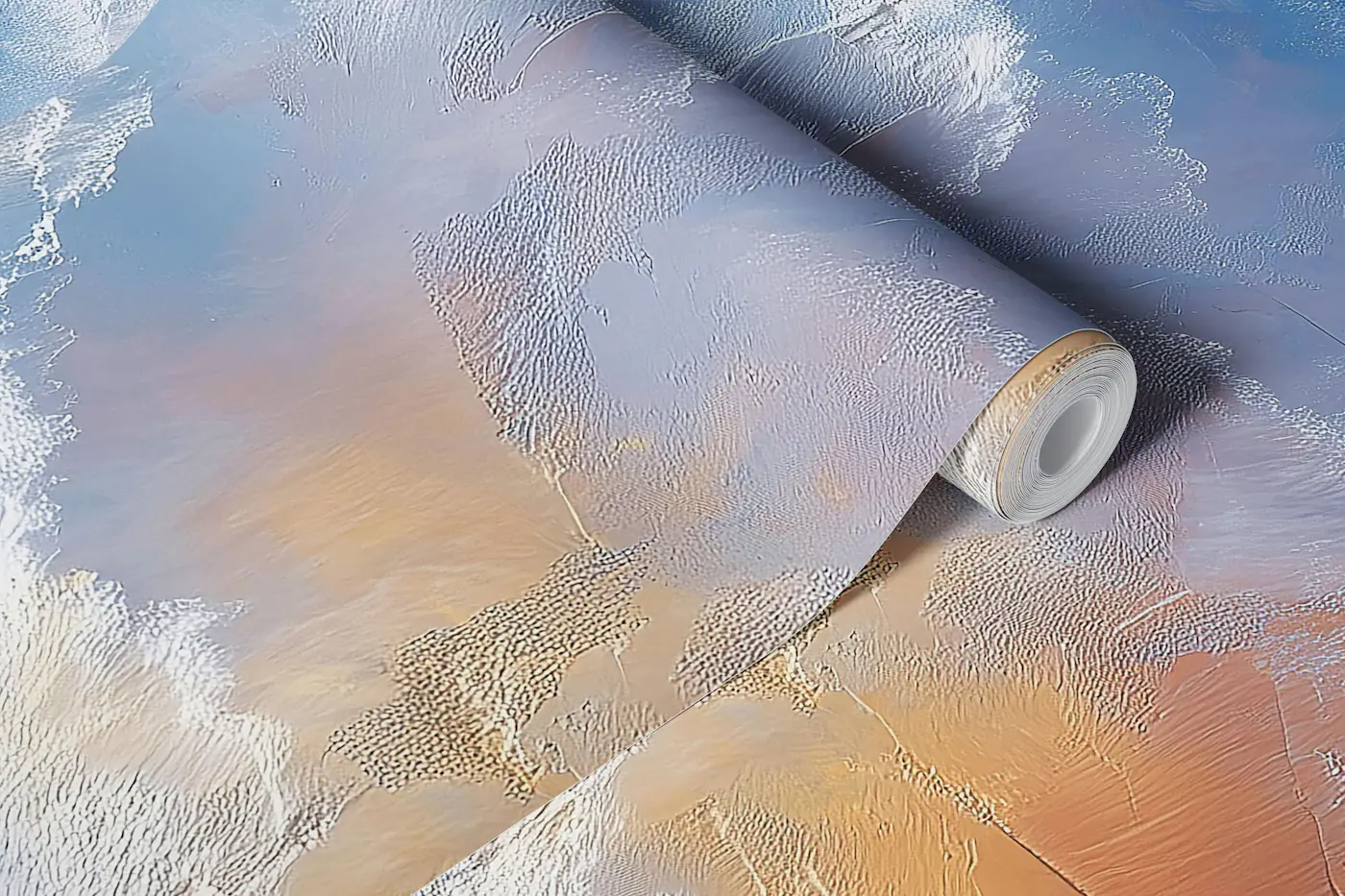 Dreamy Cloudscape Textured Plaster Wall wallpaper roll
