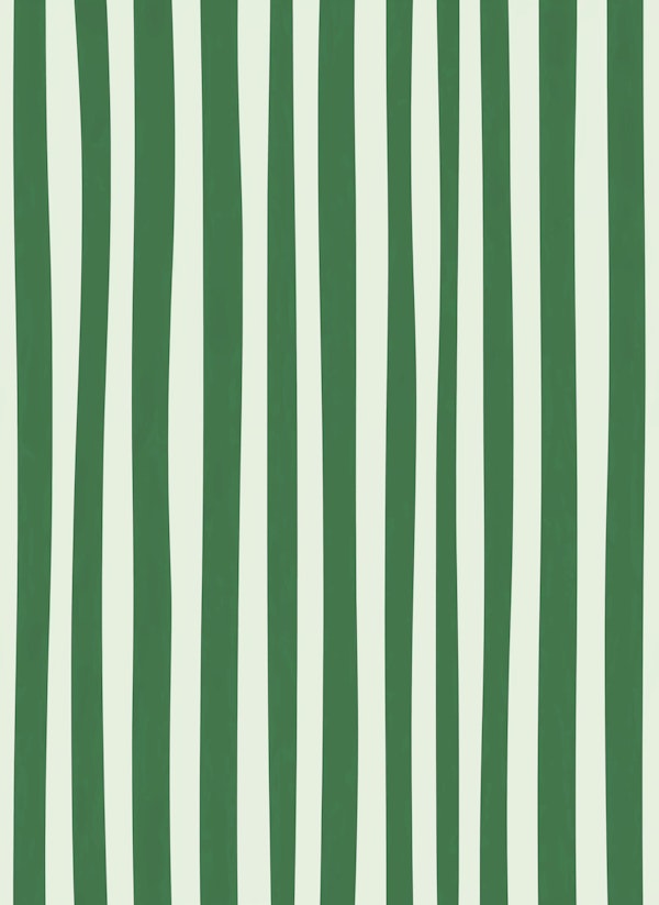 Thin and Thick Stripes Green