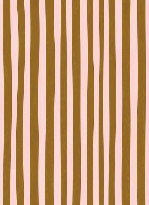 Thin and Thick Stripes Pink Truffle