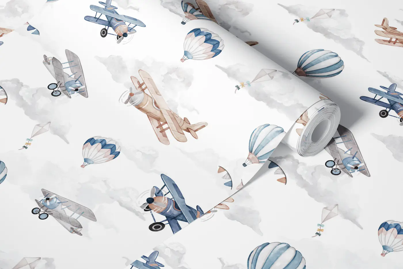 Retro Sky - small wallpaper roll
