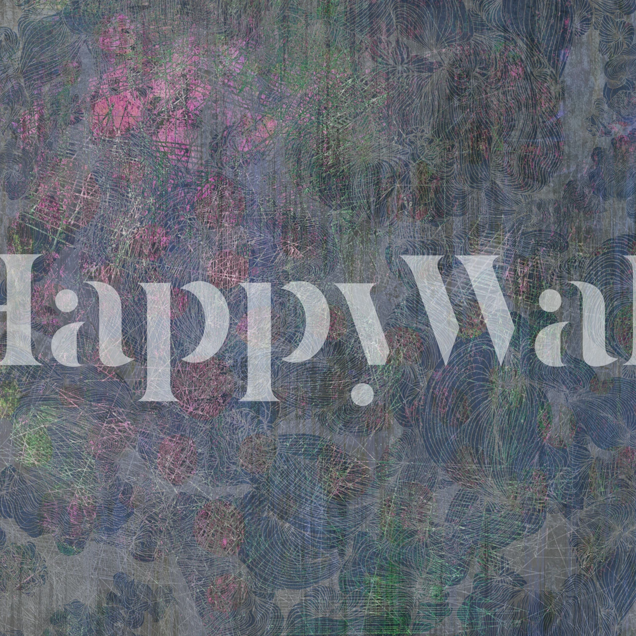 Vintage Botanical wallpaper i et rum