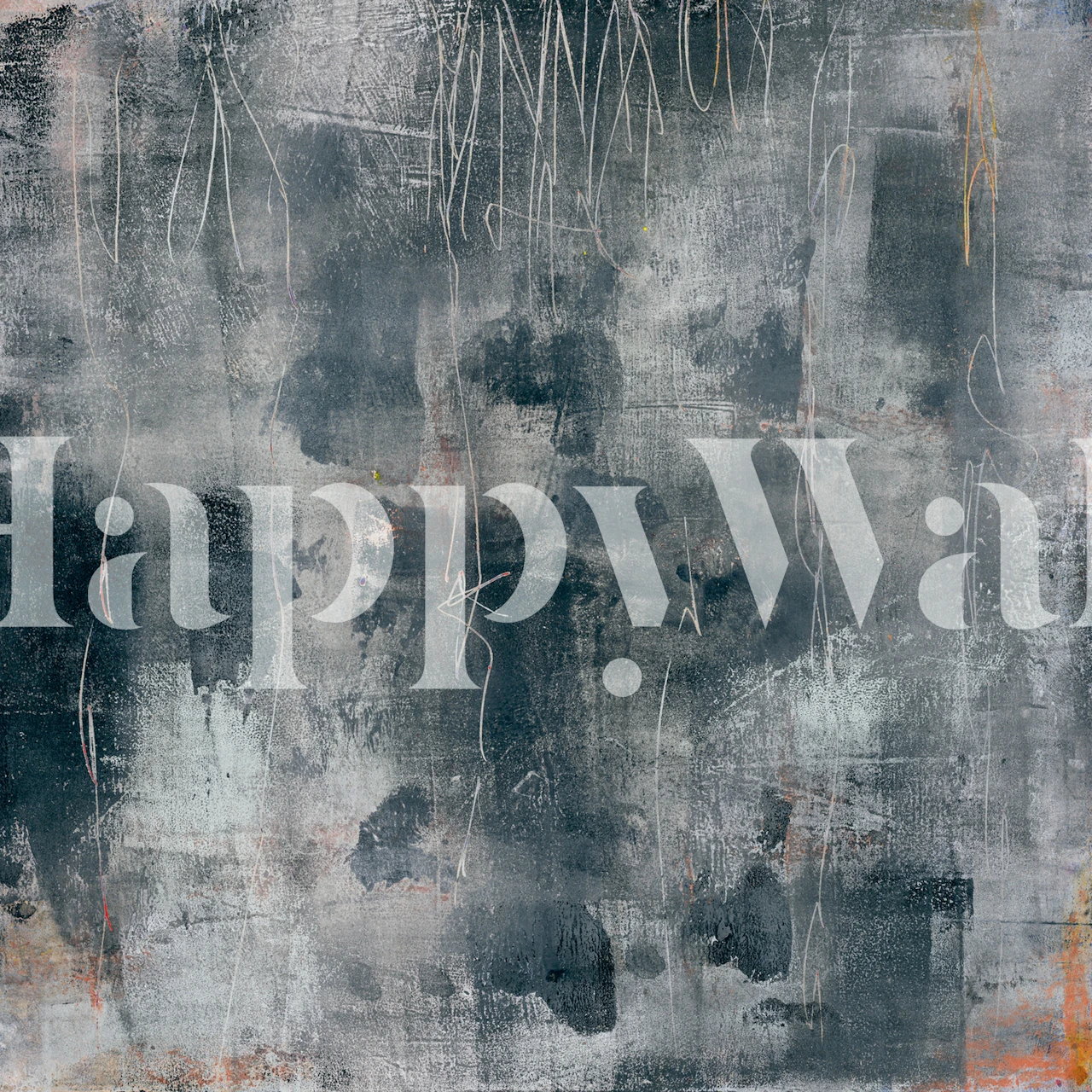 papel de parede exibido em um quarto