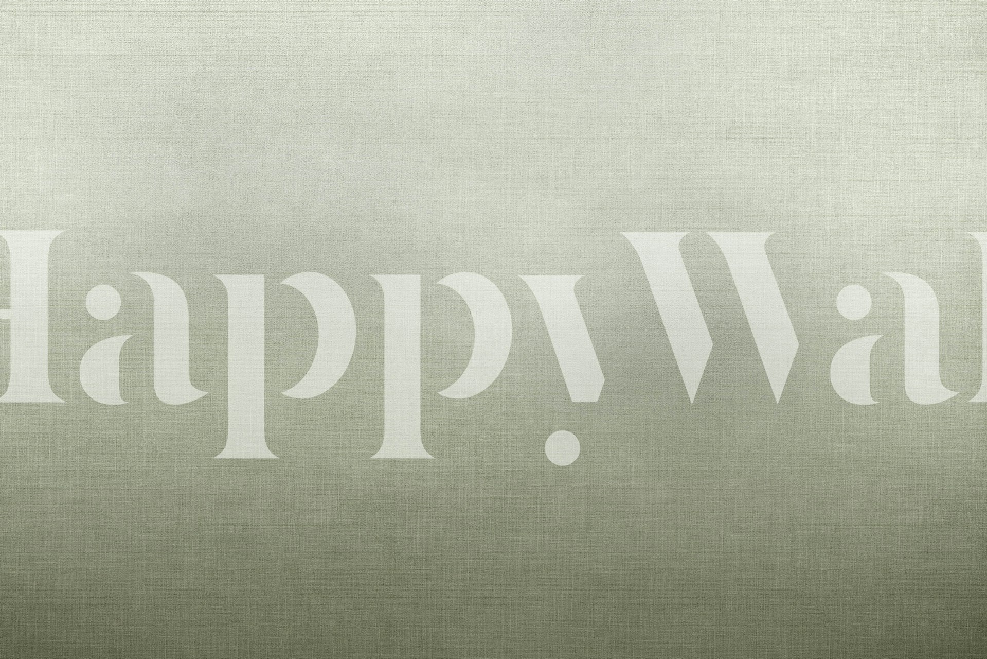 Moss Haze soft green ombre gradient behang weergegeven