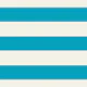 Turquoise blue and white stripes - small