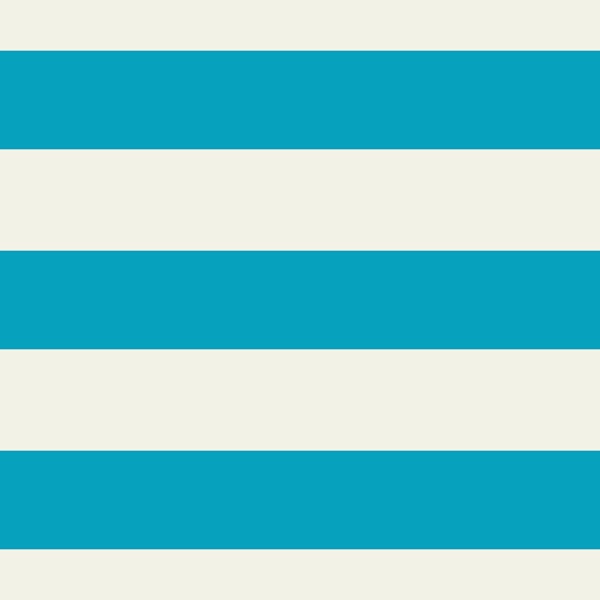 Turquoise blue and white stripes - small