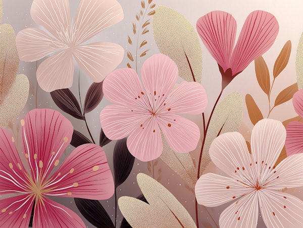 Blush Floral Garden