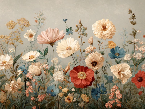 Vintage Meadow Florals