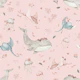 Underwater Floral - pink - small