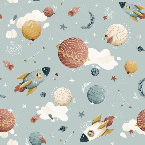 Boho Dreamscape - mint - small