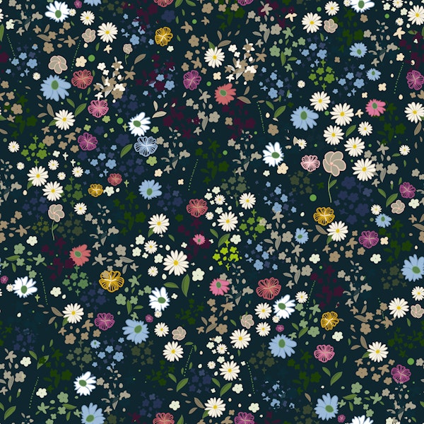 Midnight Meadow Daisies