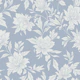 Powder Blue Peony Silhouettes