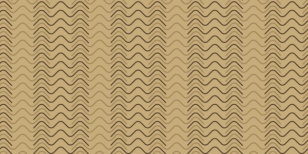 Mountains & Valleys Stripes M – beige & brown