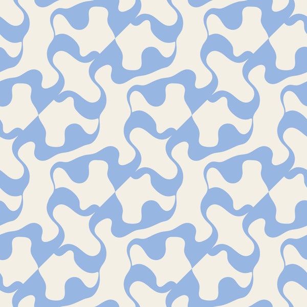 Blue Cream Organic Waves