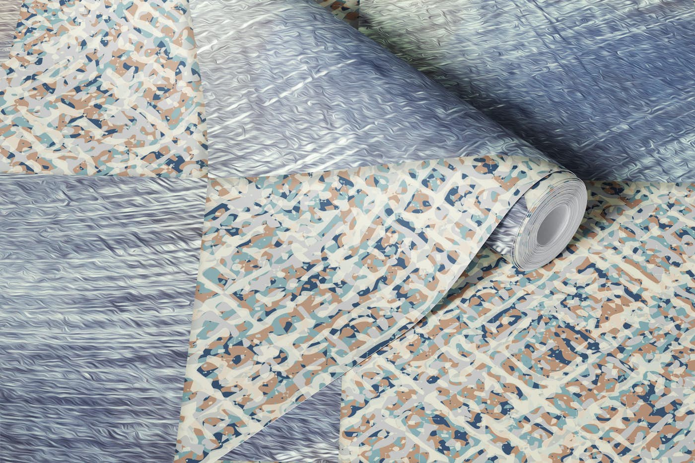 Geometric Diamond Weave Texture wallpaper roll