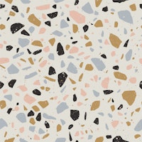 Neutral Terrazzo Pebbles wallpaper
