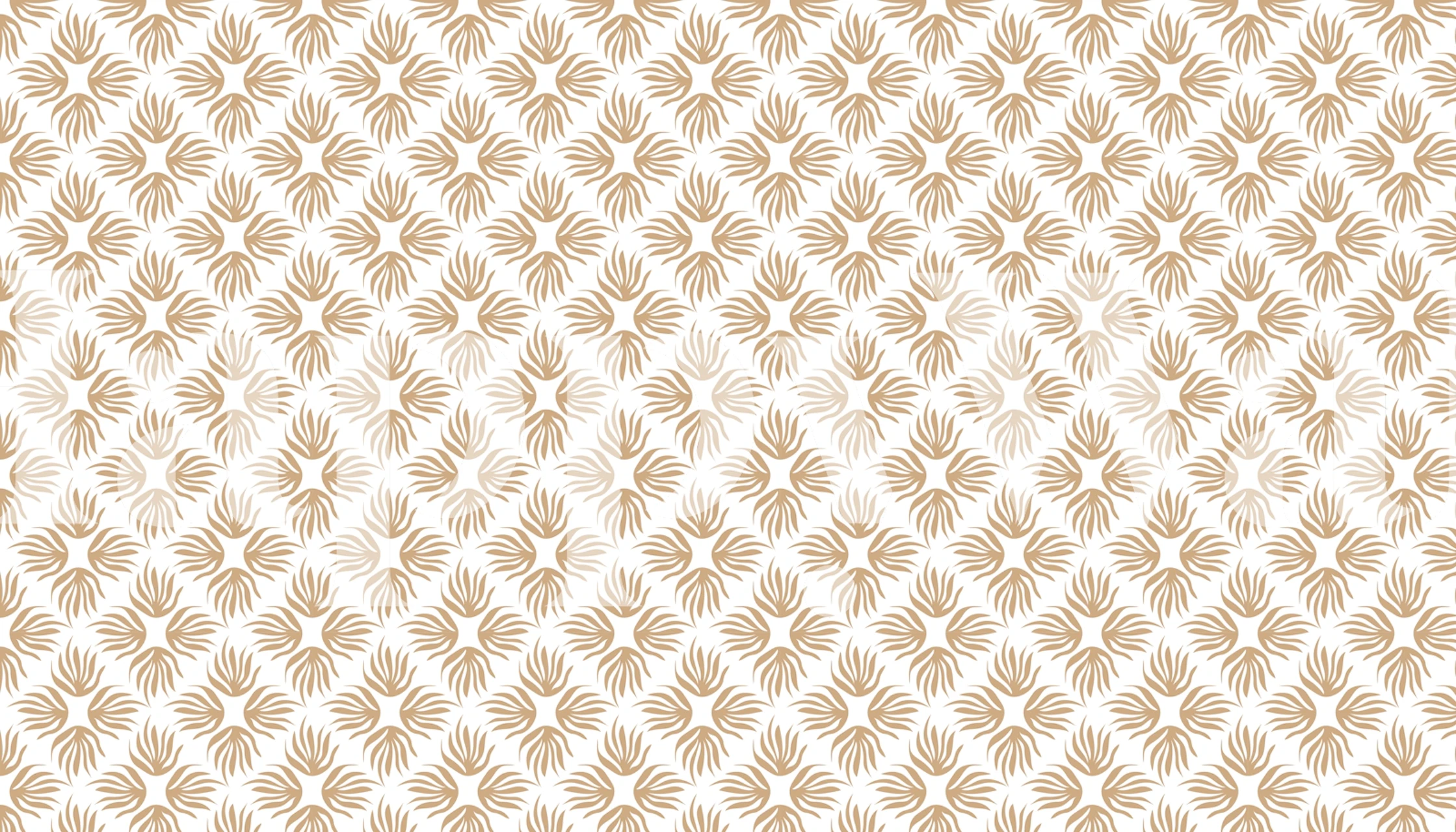 Minimal Palm Burst Motif wallpaper in a room