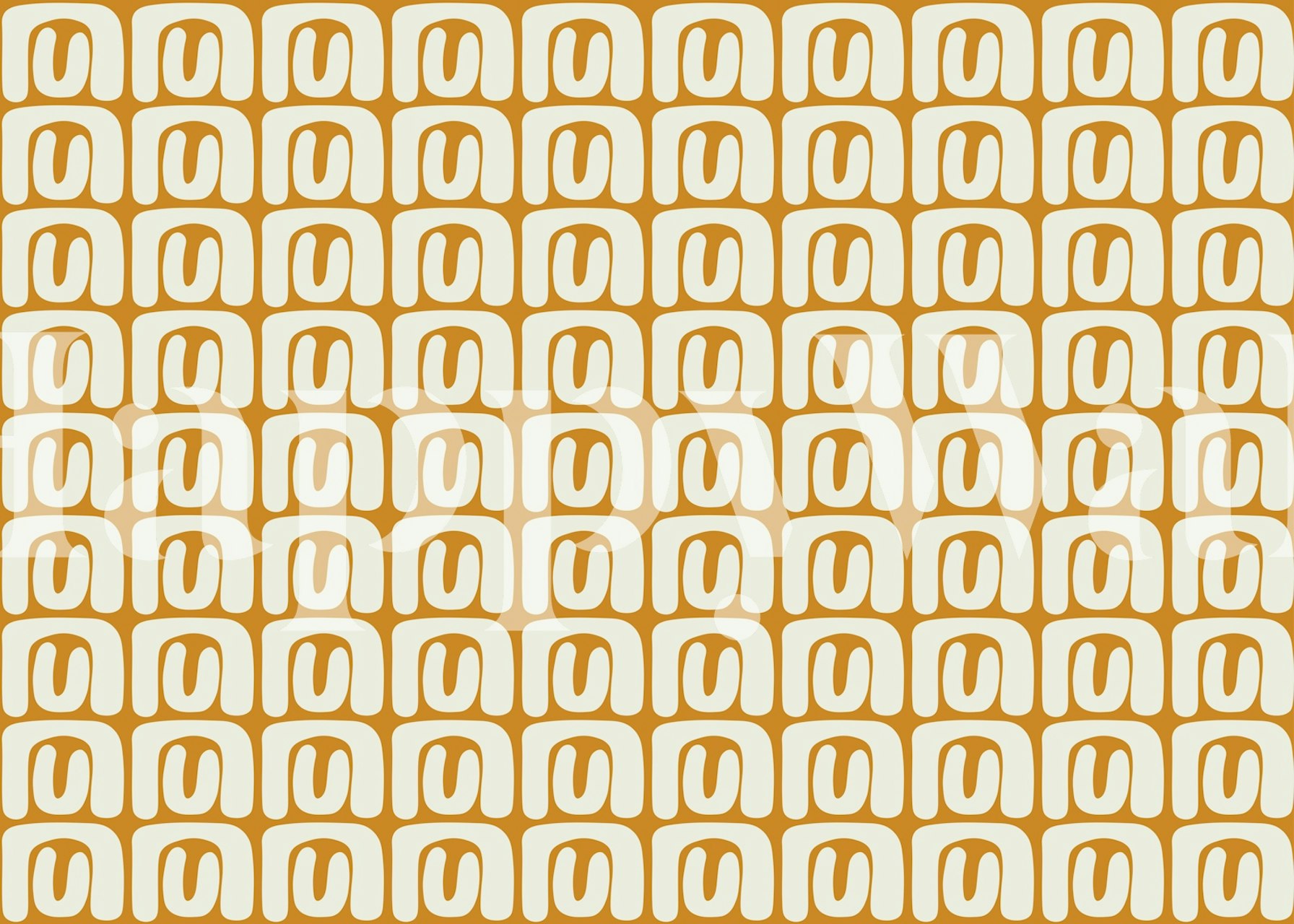 Scandi Abstract Arch Pattern tapeta u sobi.