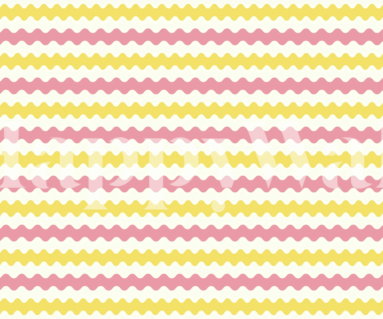 Sweet Sorbet Zigzag Waves wallpaper in room