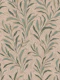 Boho Leaves - sand & green