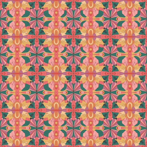 Art Deco Flower Mandala