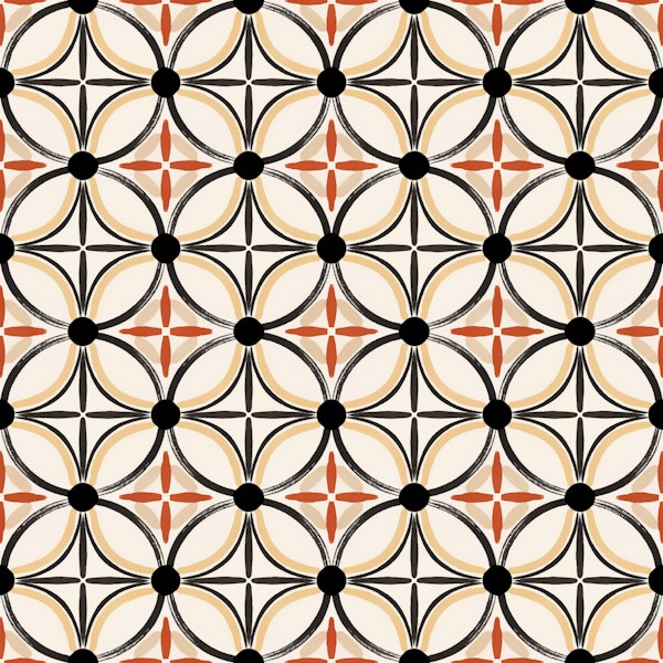 Elegant Retro Geo Circles