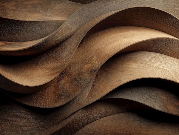 Organic Wood Flow Surface