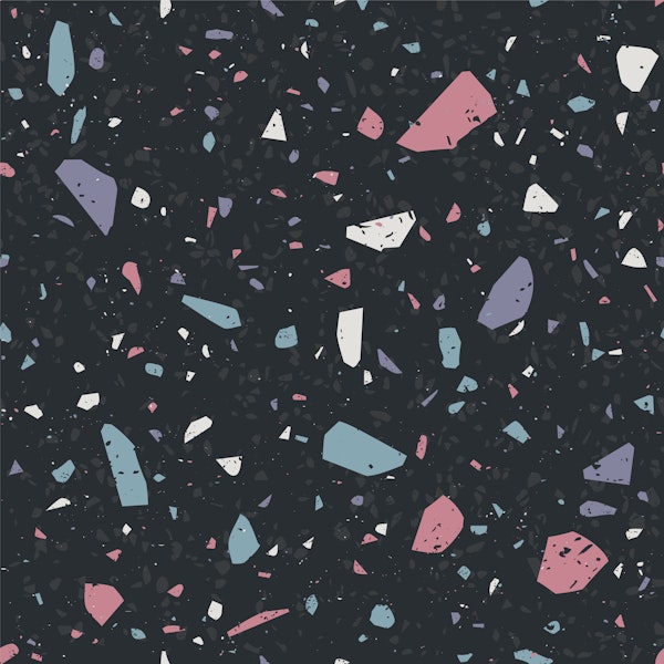 Midnight Terrazzo Speckles