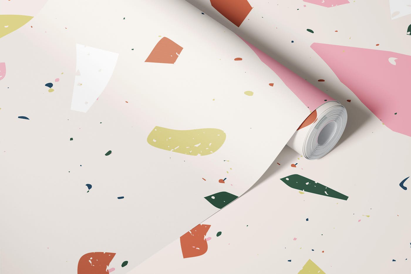 Playful Terrazzo Pebbles wallpaper roll