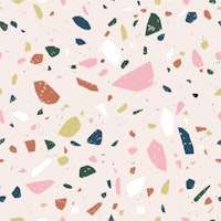 Playful Terrazzo Pebbles tapete