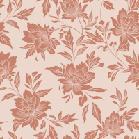 Soft Coral Peony Blossoms wallpaper