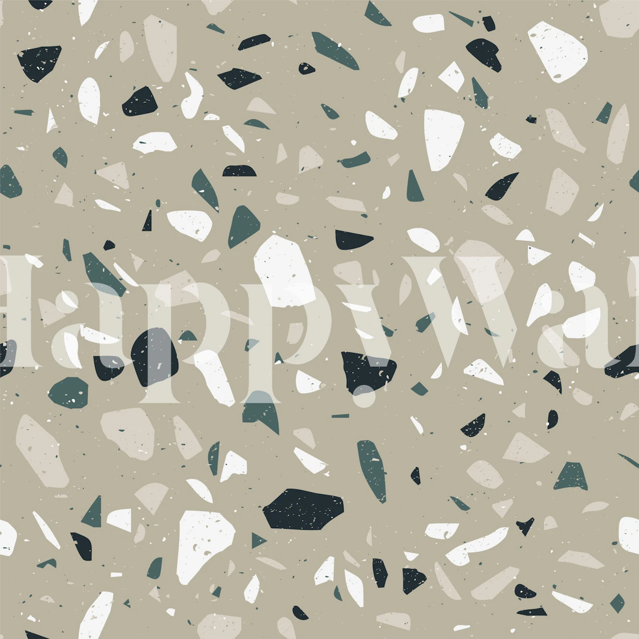 Scandinavian Terrazzo Neutrals tapeta v místnosti