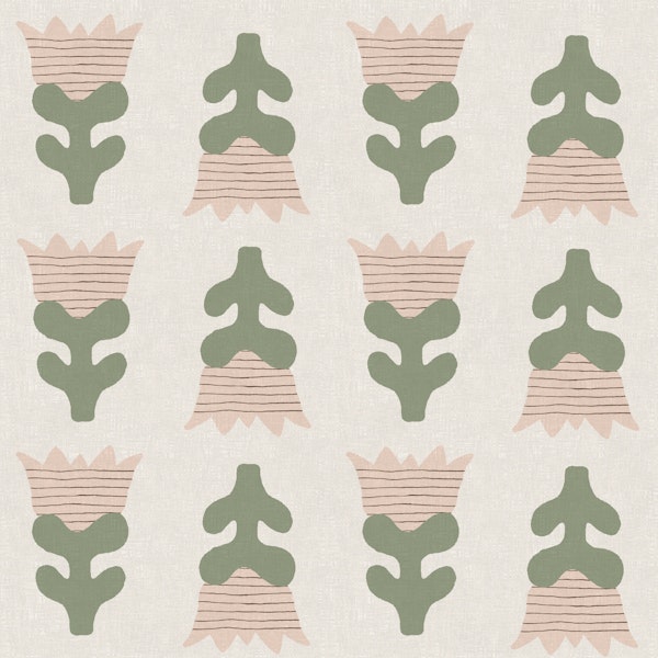 Scandi Floral Block Motif