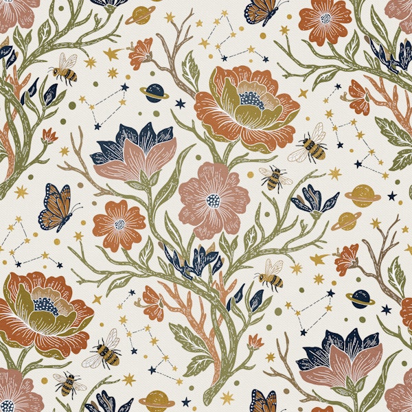 Boho Floral Galaxy Garden