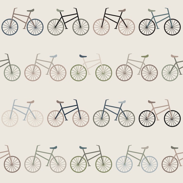 Scandinavian neutral earthy tone bikes