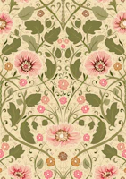 Summer Nostalgia Art Nouveau wallpaper
