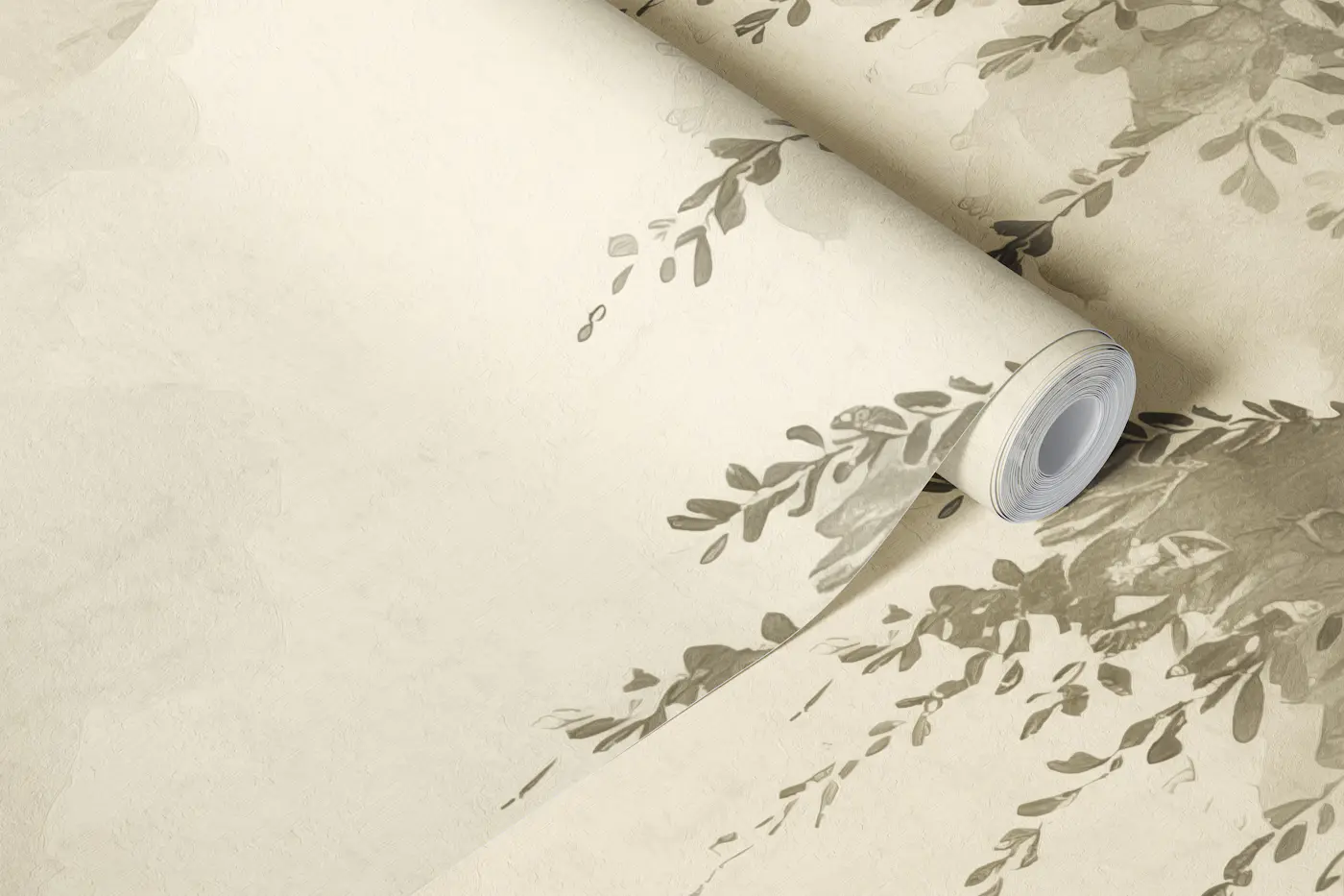 Willow Dreams – Vintage beige wallpaper roll
