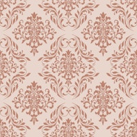 Earthy Blush Damask Elegance tapet