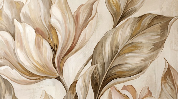 Neutral Magnolia Bloom