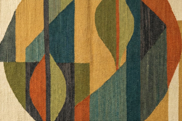 Mid Century Geometric Leaves