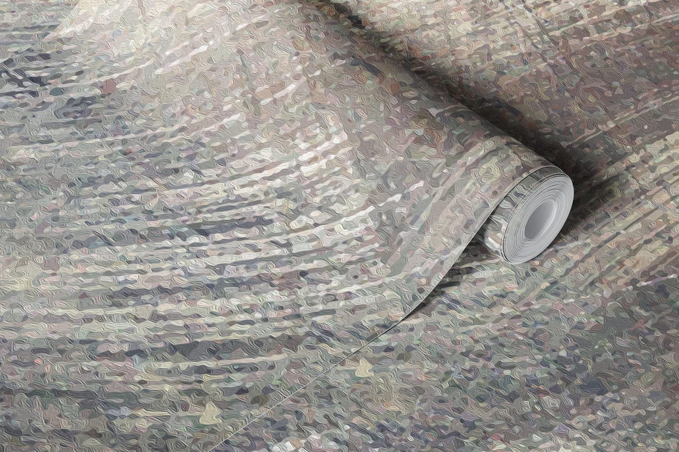 Grey Brushed Metal Macro wallpaper roll