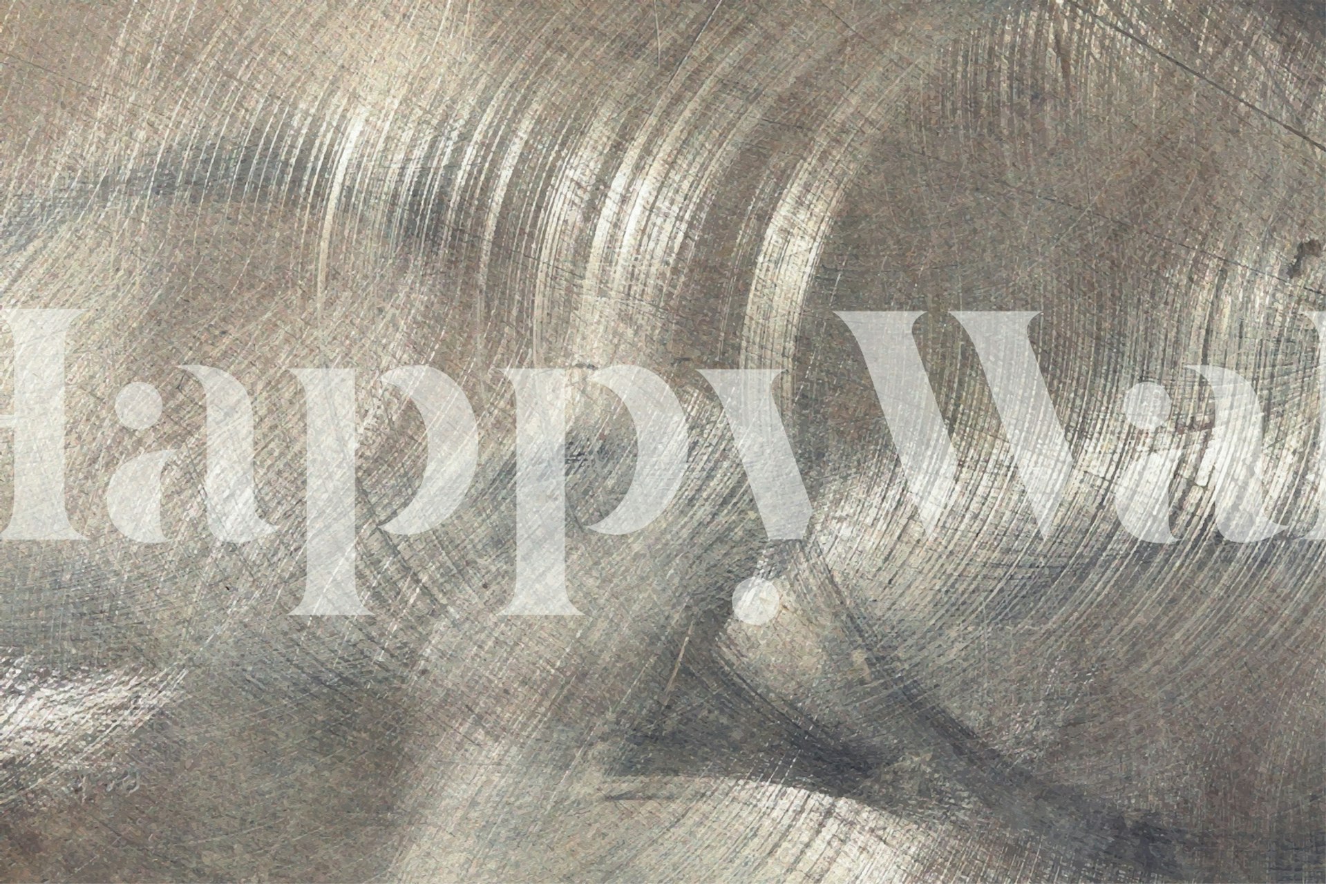 Grey Brushed Metal Macro wallpaper in a room