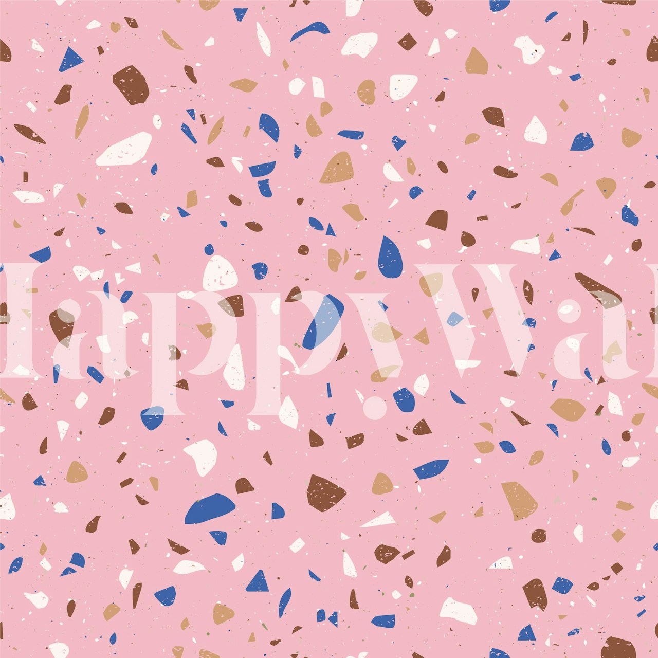 Modern Pink Terrazzo Texture wzór tapety