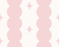 playful bubble stripes with diamonds - pink tapete