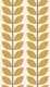 mid century leaf stripes - ochre olive green