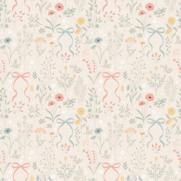 Cottagecore Blooms and Ribbons