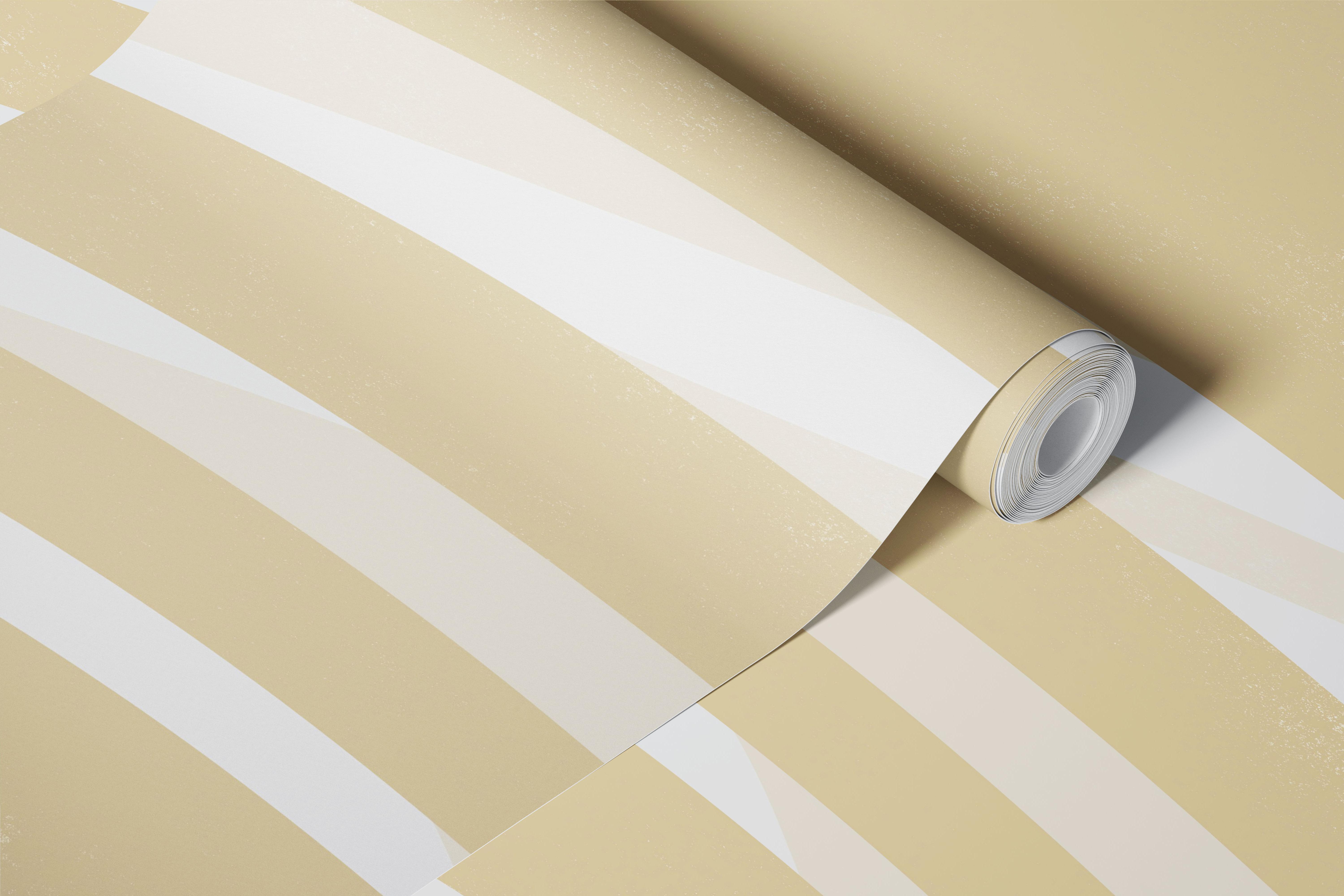 Waves Cream papel de parede em um quarto elegante